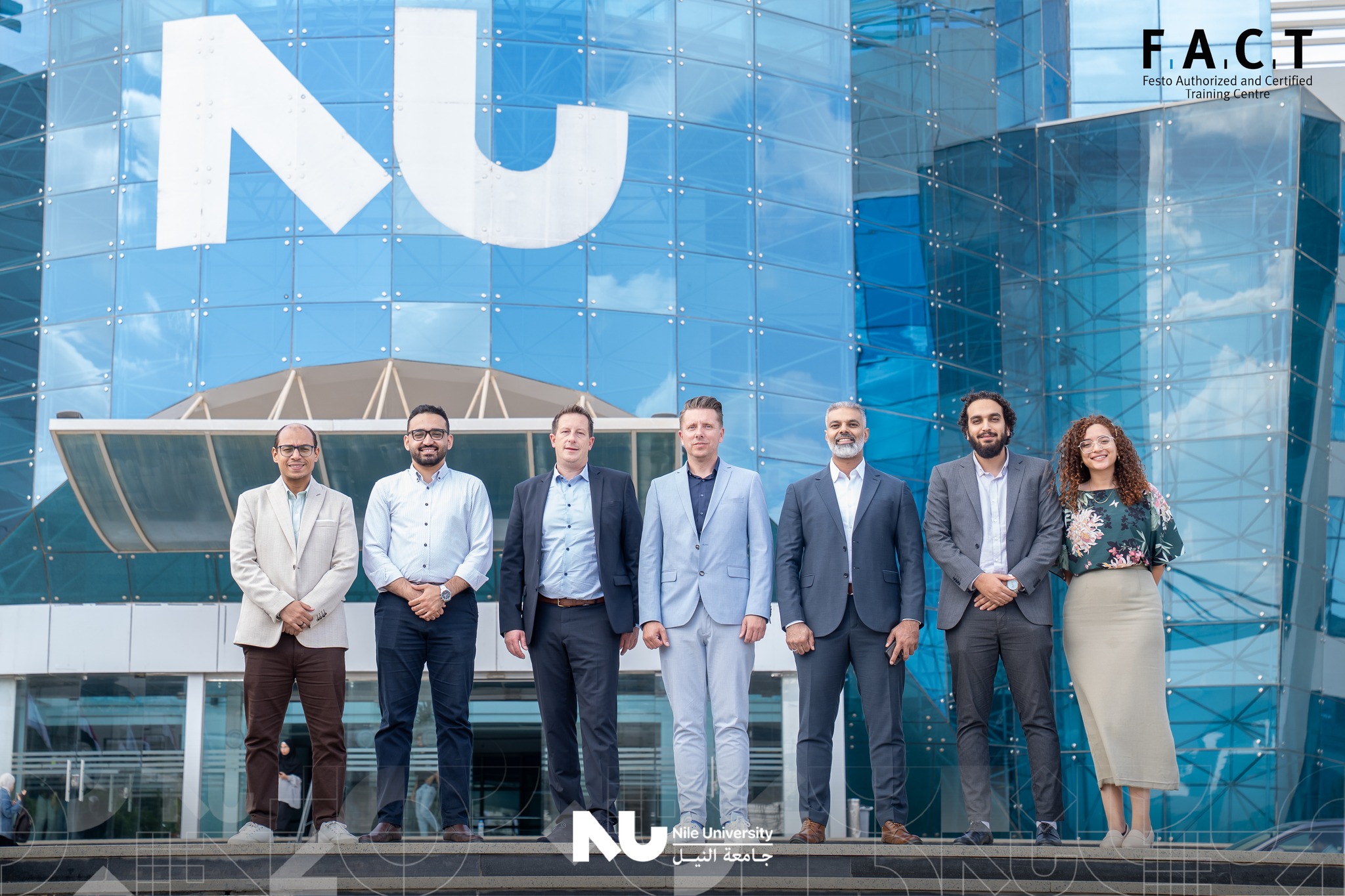 FACT Center at Nile University has successfully completed its 3rd FESTO international audit, marking another milestone in our journey toward global excellence in automation and Industry 4.0 training.