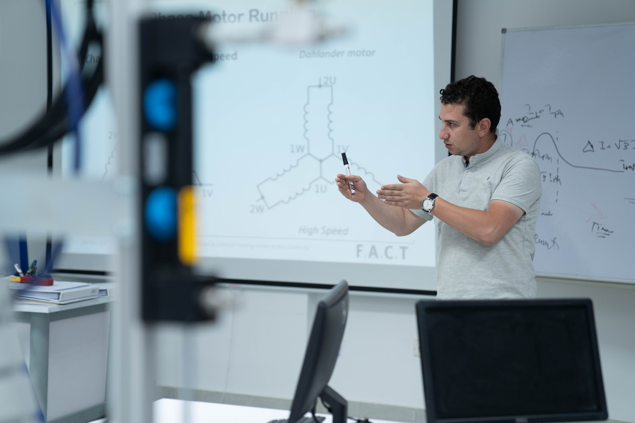 AC Machines Control and Characteristics course at the FACT Centre at Nile University